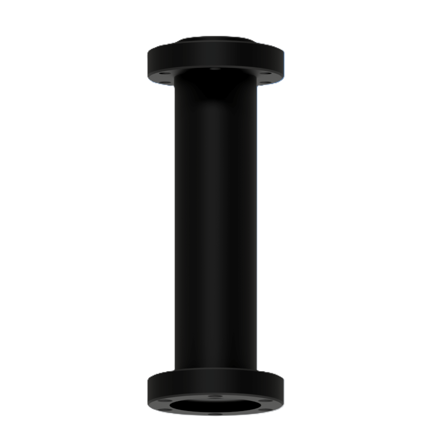Extensión para portadiscos con pestaña para ruedas de copa y ruedas calibradoras L=100 D=50