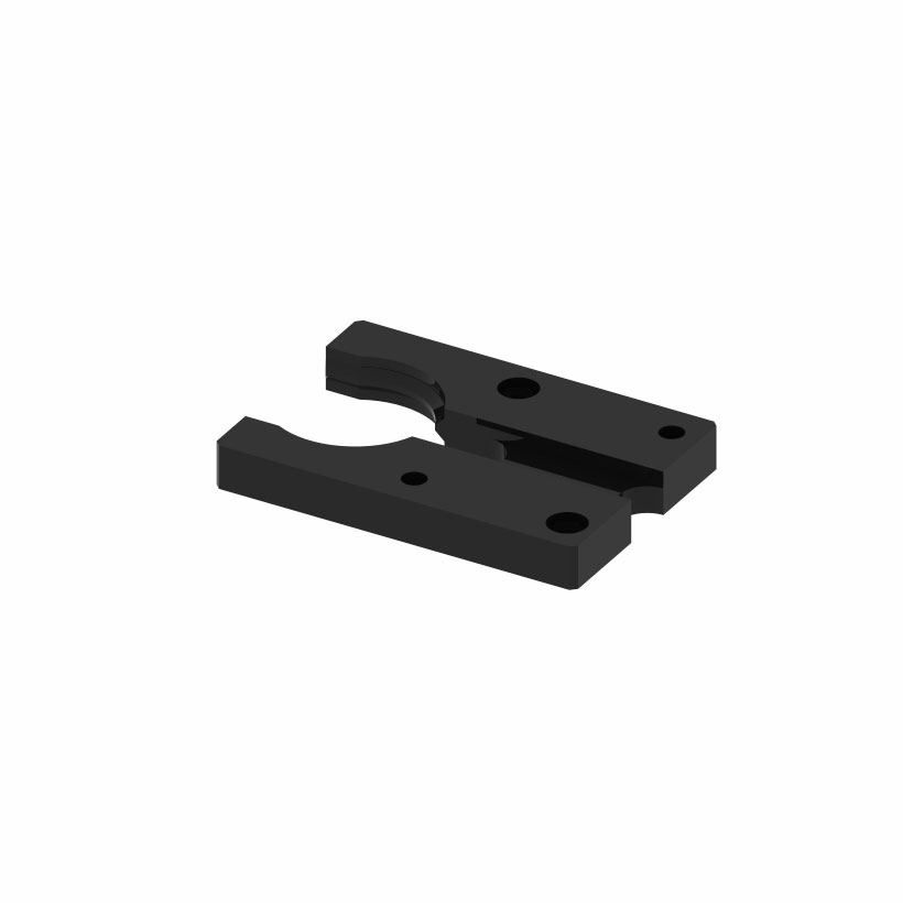 Forquilha porta-ferramentas ISO40 para Bavelloni - Preta com Placa de Reforço