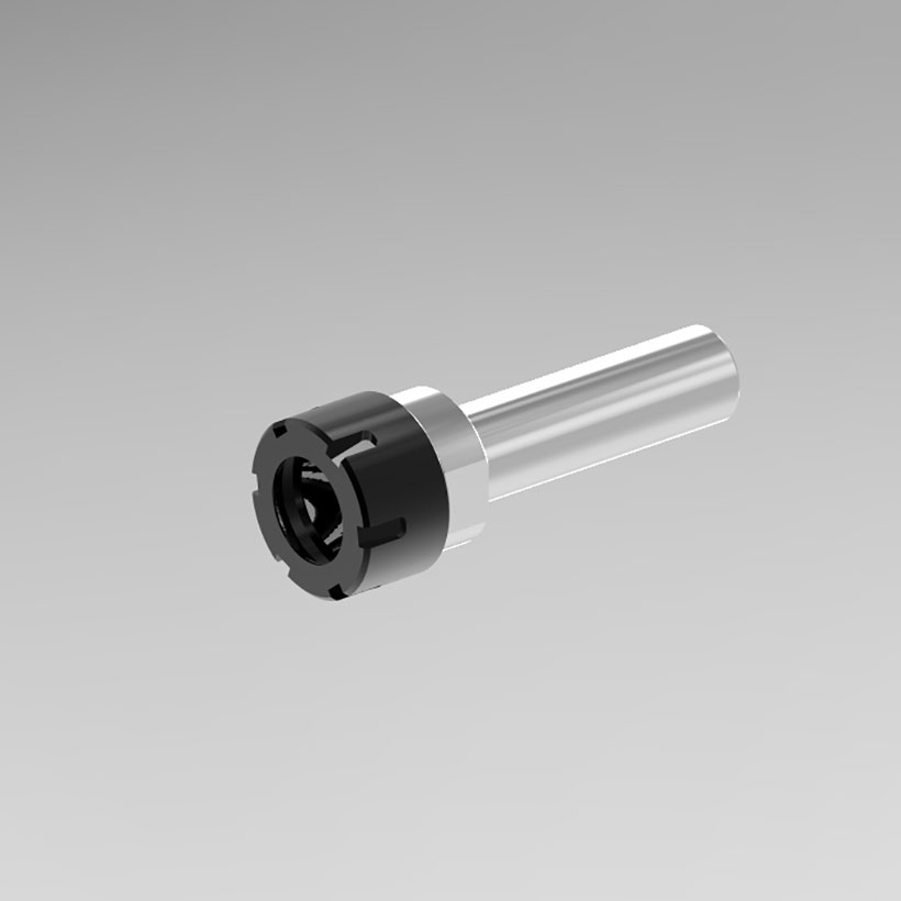 Extensión con tuerca de mini  para porta pinza ER16 D16