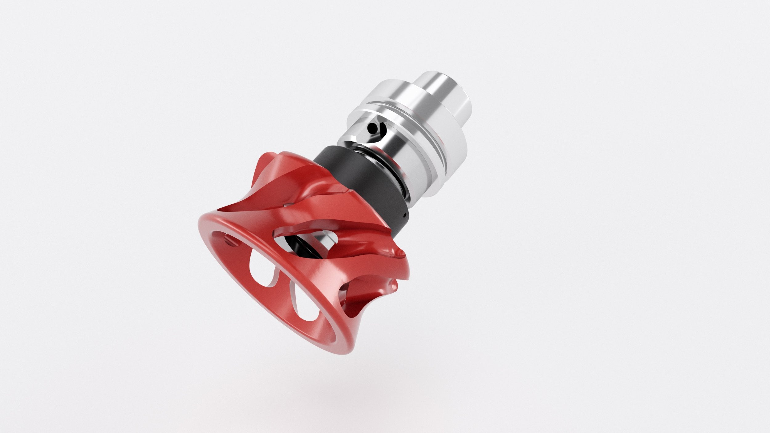 Portaherramientas hidráulico HSK63F con Twister RH